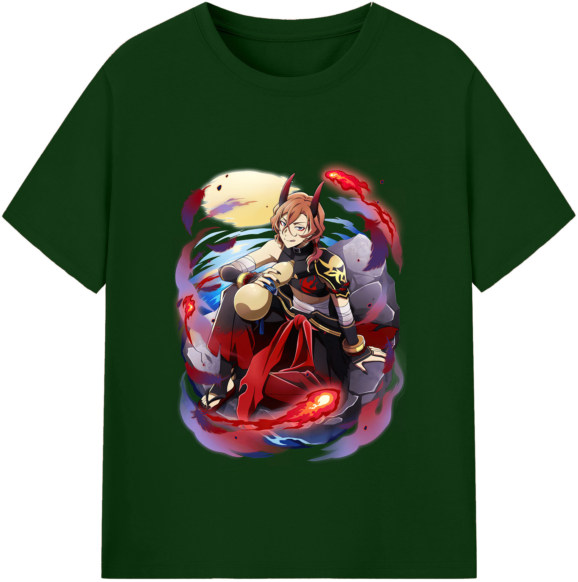 （画像用） 文豪ストレイドッグス Bungo Stray Dogs 綿100％半袖Tシャツ（フロントプリント）